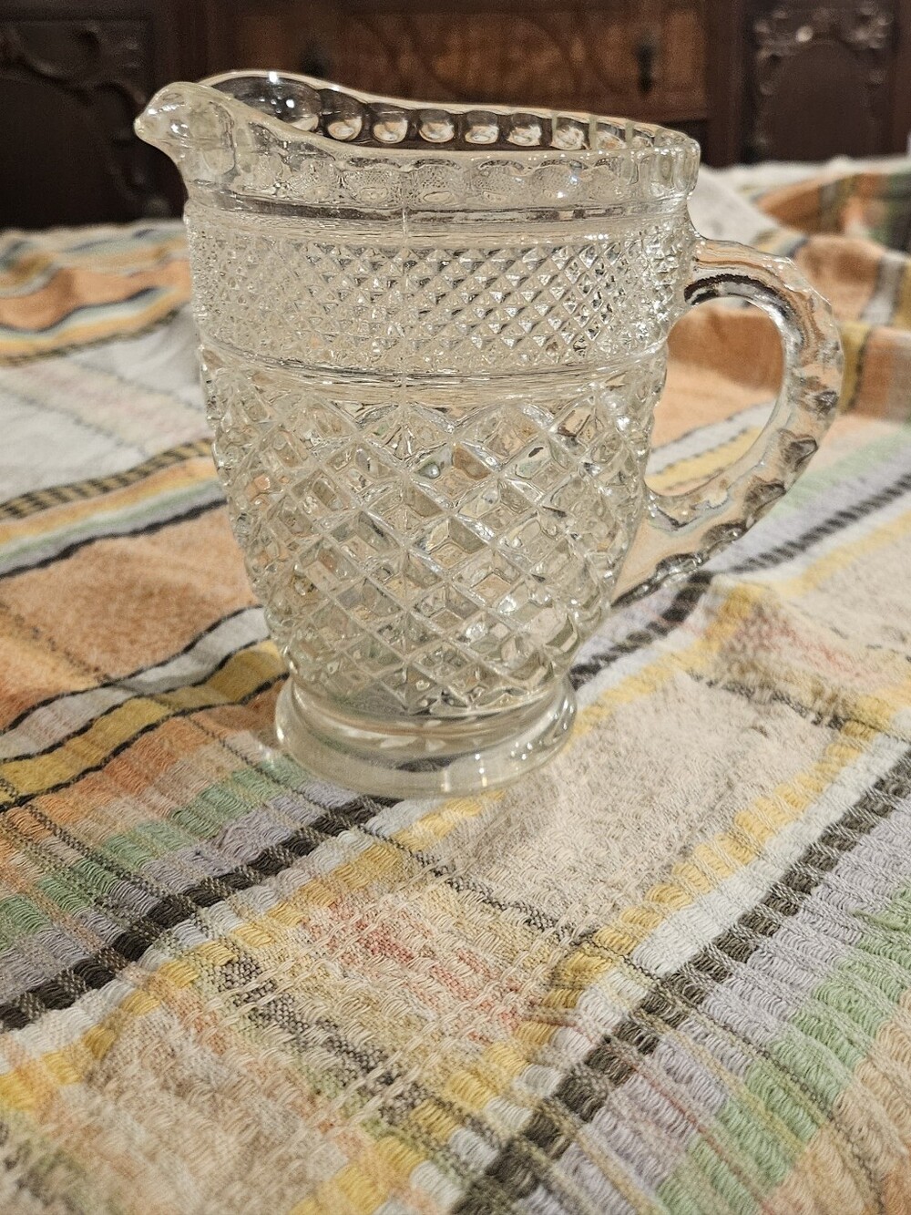 Vintage Anchor Hocking Wexford Pitcher